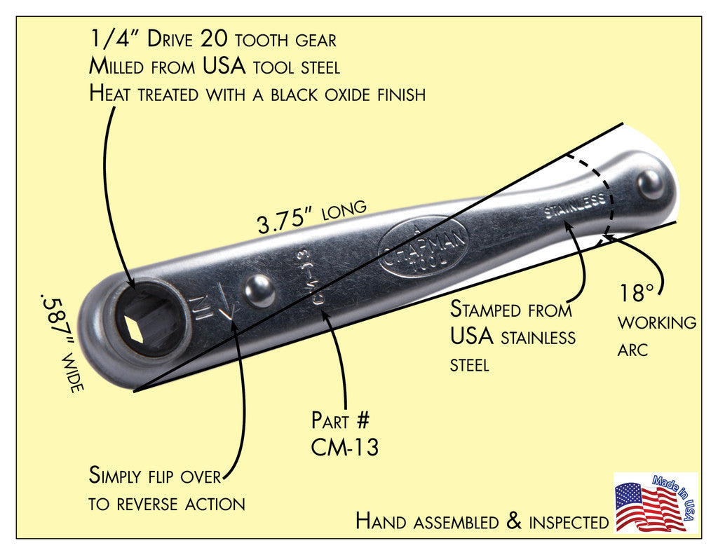 Chapman mini clearance ratchet