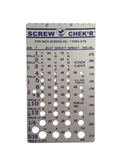 SC.02110 Screw Chek'r/Indentifier (Inch), Metal