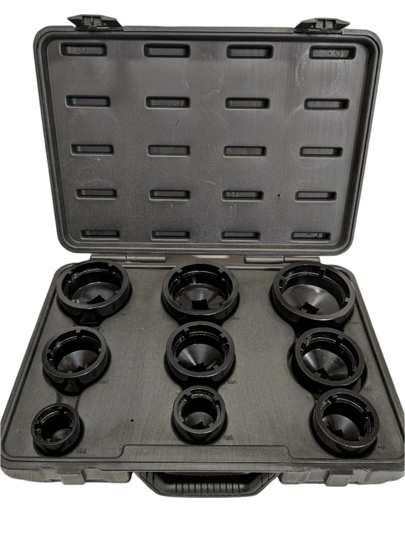 KM Bearing Locknut Socket Set, Internal Spigot