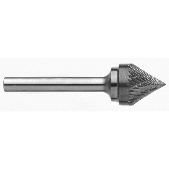 Style J 60° Included Angle Carbide Burrs